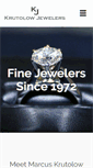 Mobile Screenshot of krutolowjewelers.com