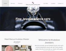 Tablet Screenshot of krutolowjewelers.com